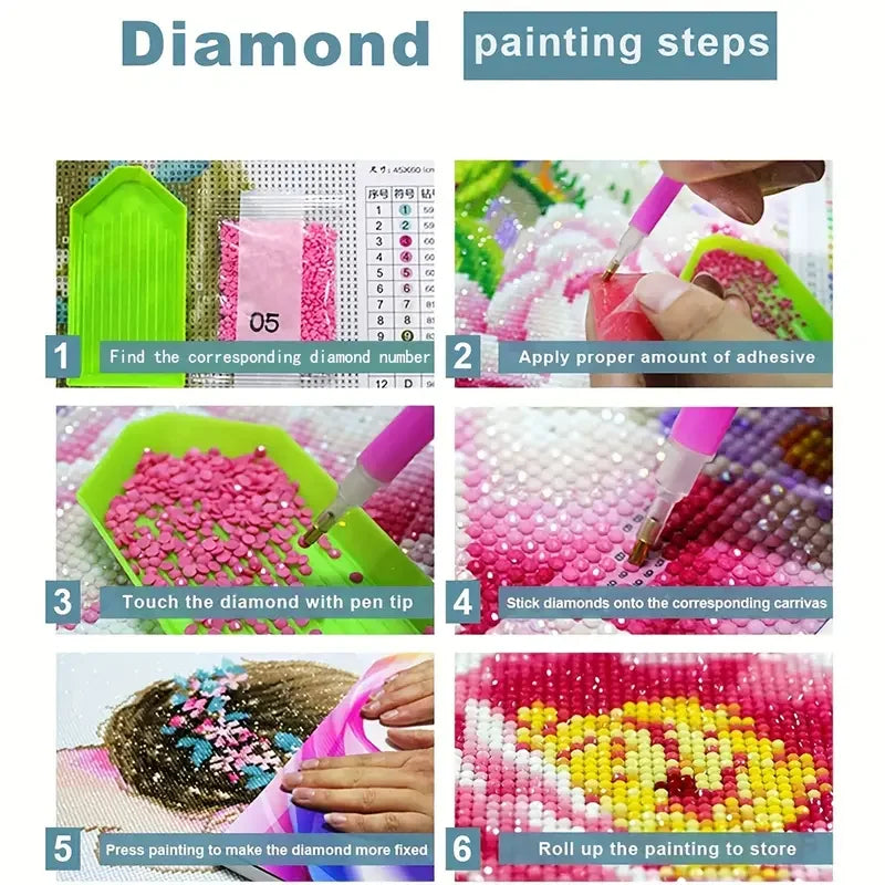 Highland Cow Diamond Painting Kit