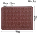 48/30 Holes Silicone Macaroon Baking Mold