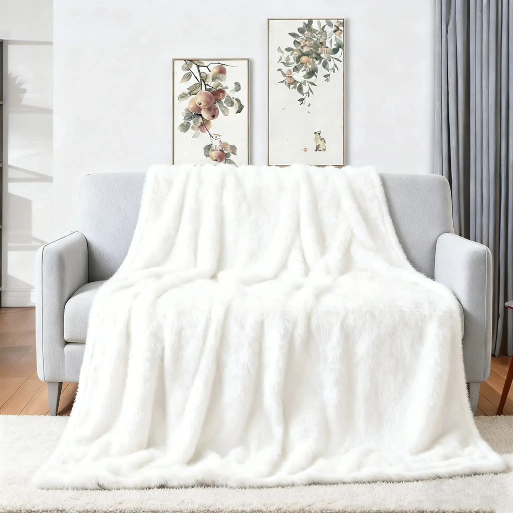 Cozy Cat Print Flannel Blanket