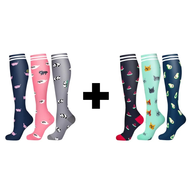 3/6Pairs Compression Socks