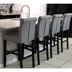 30'' Set of 4 Bar Chairs  Gray