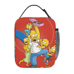 Simpsons Cartoon Insulated Lunch Bag