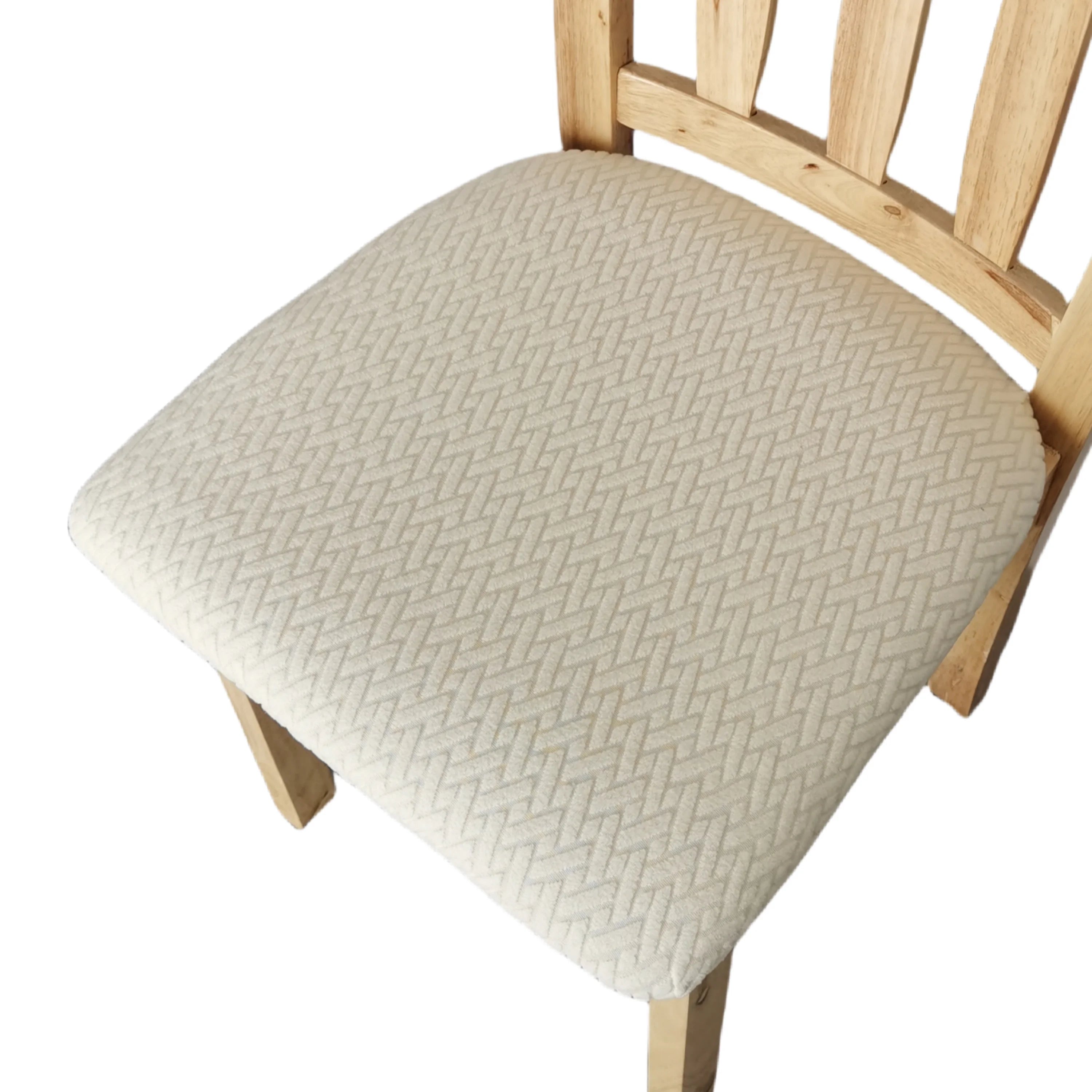 Jacquard Elastic Chair Cushion Cover