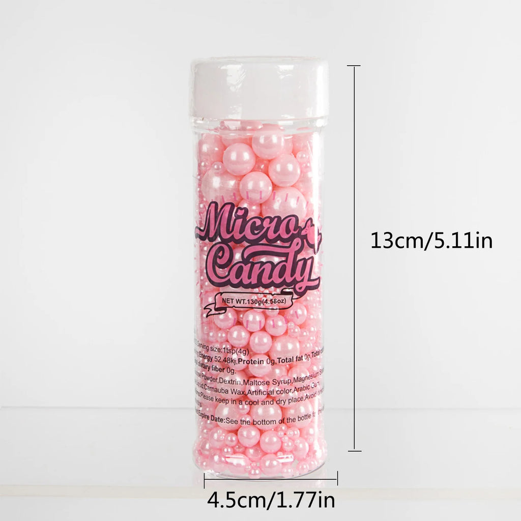 Colorful Pearl Sprinkles Cake Decor