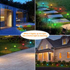 Solar Bubble Ball Pathway Lights, Outdoor