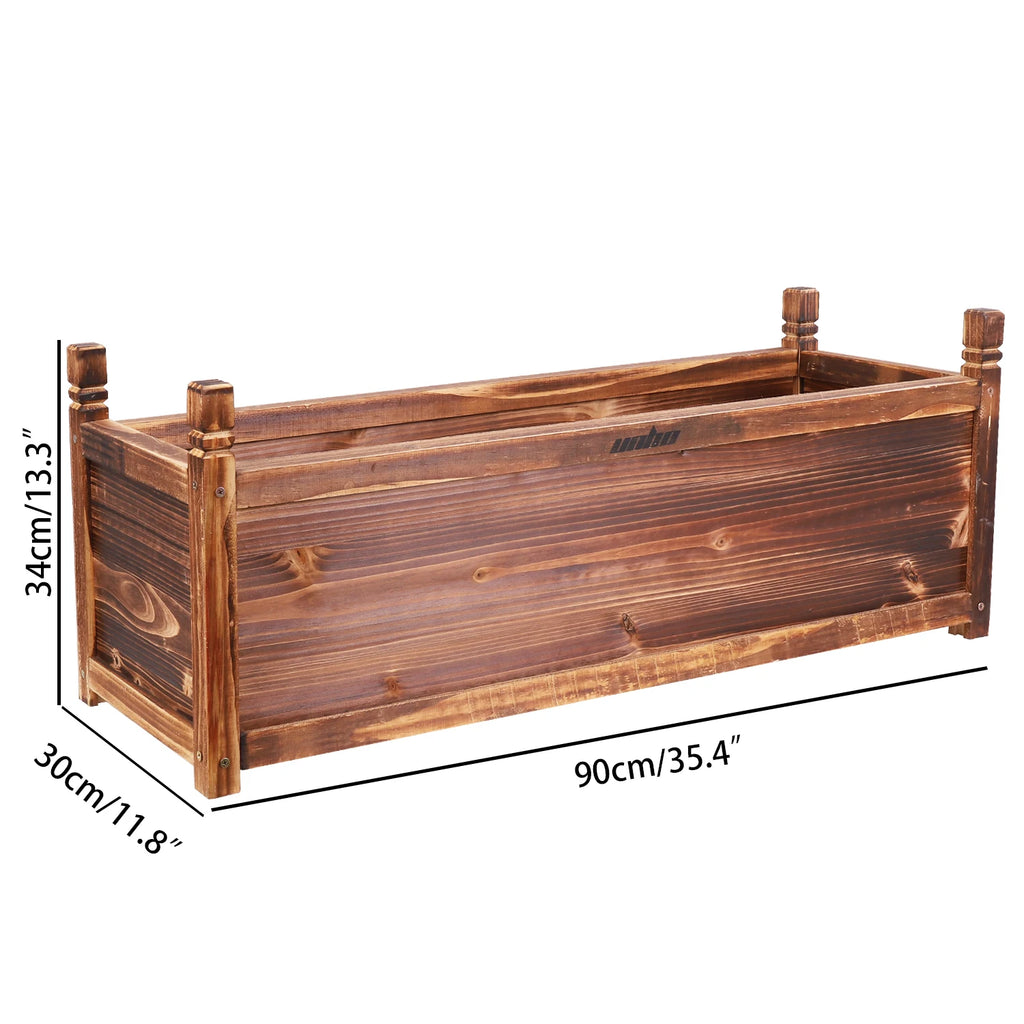 Wood Planter Raised Garden Planter Bed