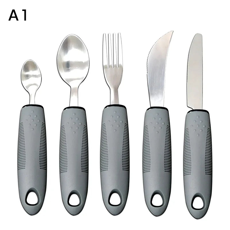 3/4/5Pcs/Set Elderly Adaptive Utensils