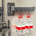 Folding Rod Shower Curtain Set