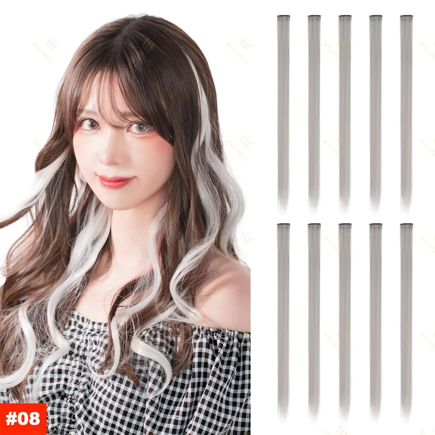18 Color Clip Style Hair Extensions