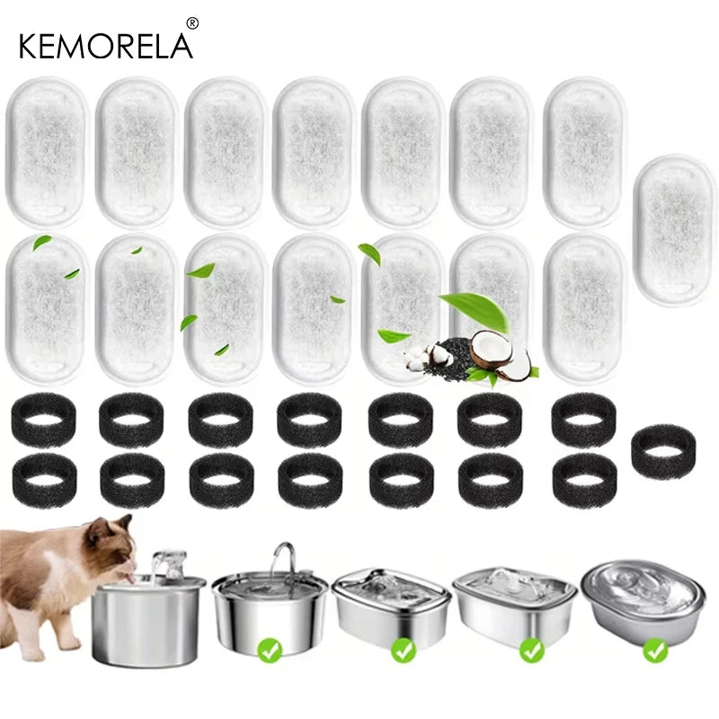 12/15PCS Water Fountain Carbon Filters
