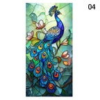 Peacock Pattern Art Window Film