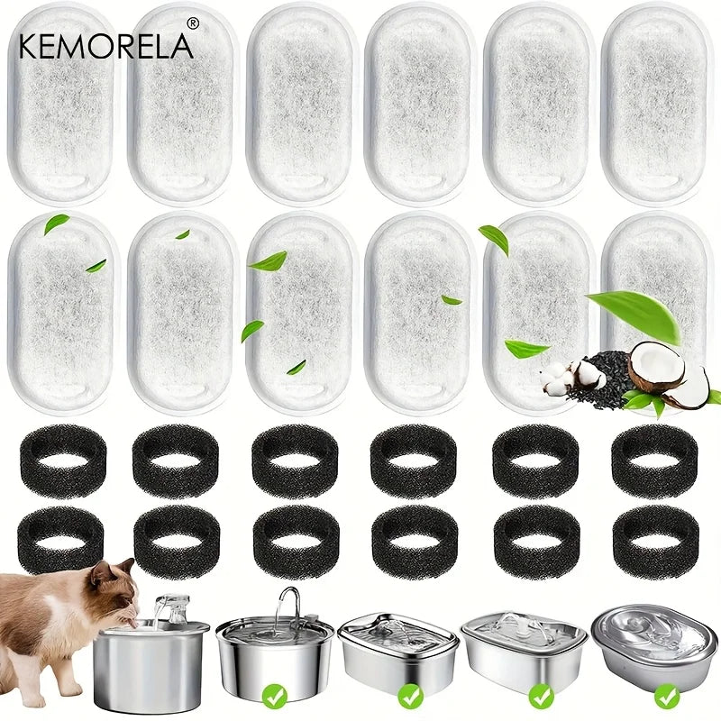 12/15PCS Water Fountain Carbon Filters