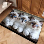 Adorable Cat Doormat/ Non-Slip