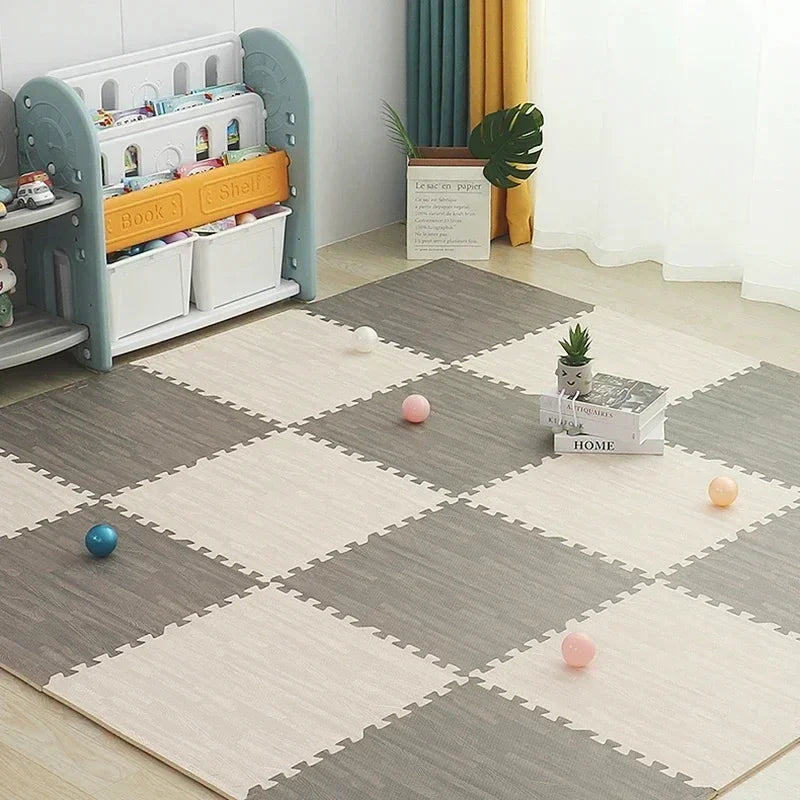 4-20Pcs/ Puzzle Foam Mats 30x30x1CM/ Wood Grain Floor