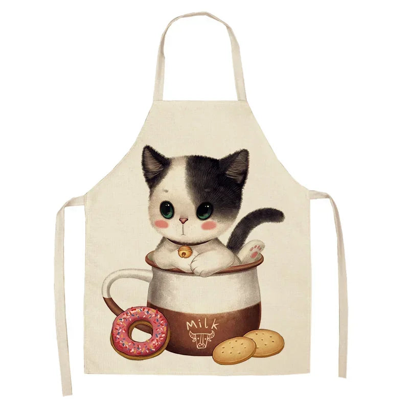 Cartoon Cat Apron