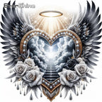 New Arrival Diamond Love Heart Wing