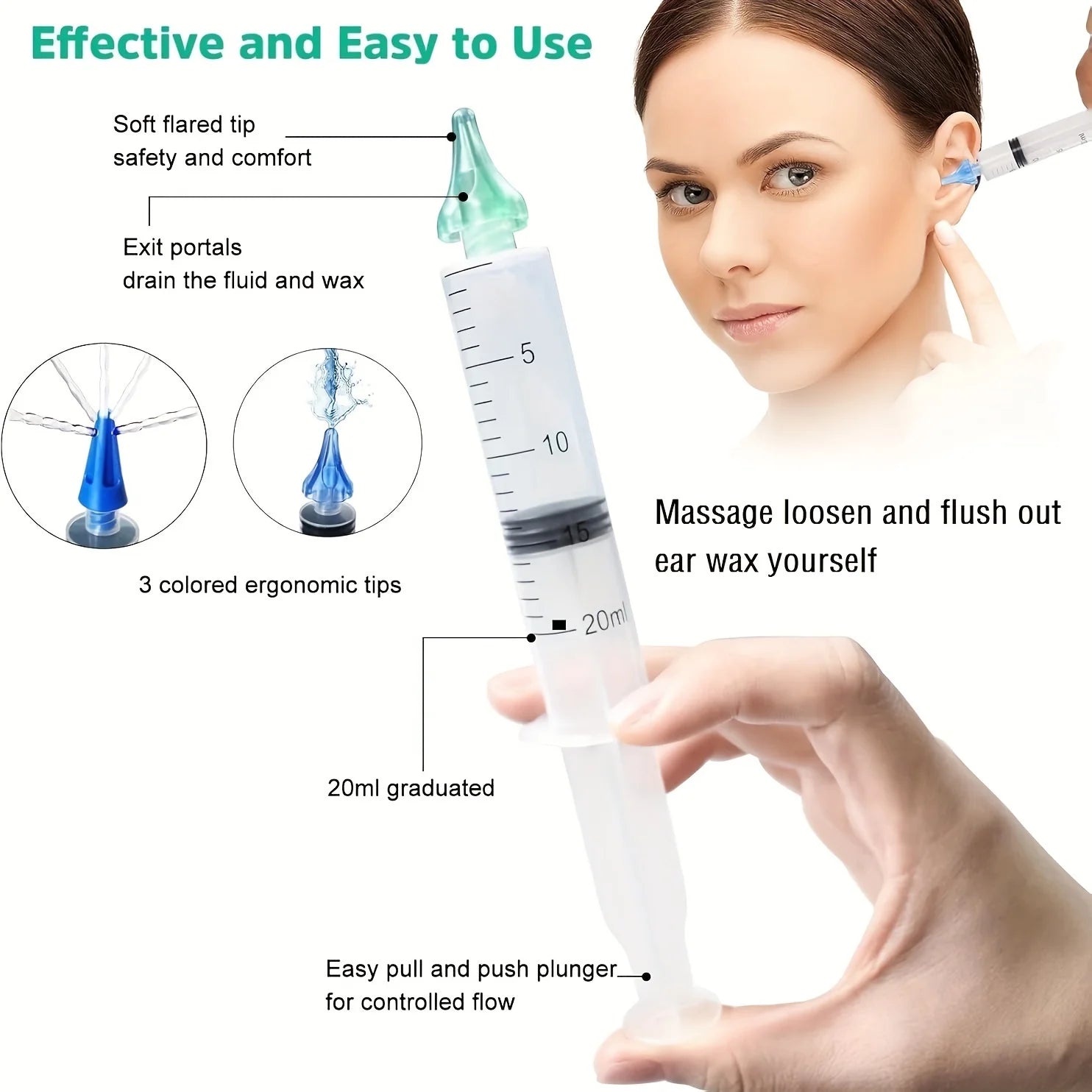 Ear Wax Removal Rinse Syringe Kit