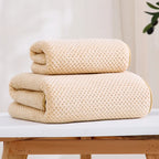 Fleece Bath Towel 3pc Set