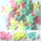 100pcs Fluorescent/ Stars Wall Stickers