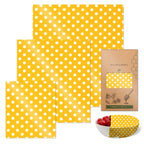 3PC/SET Beeswax Food Wraps, Reusable