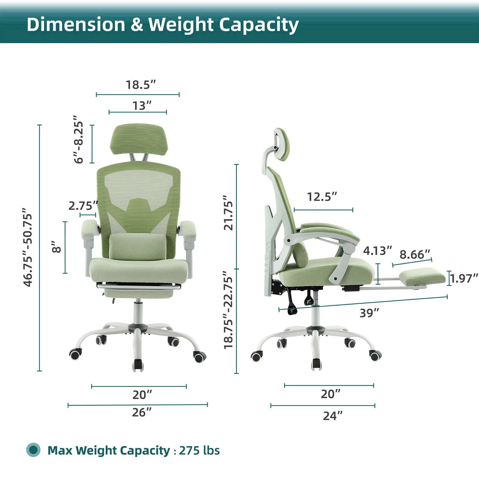 Ergonomic Reclining Computer Chair
