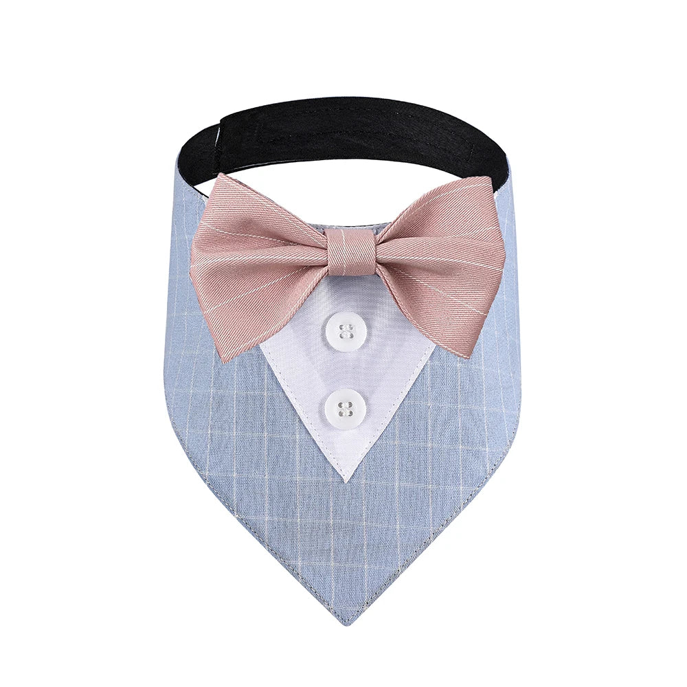 Tuxedo Suit Dog Bandana, Adjustable