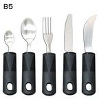 3/4/5Pcs/Set Elderly Adaptive Utensils