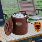 Insulated Bucket Stainless Steel , PE/PU Foam, Round