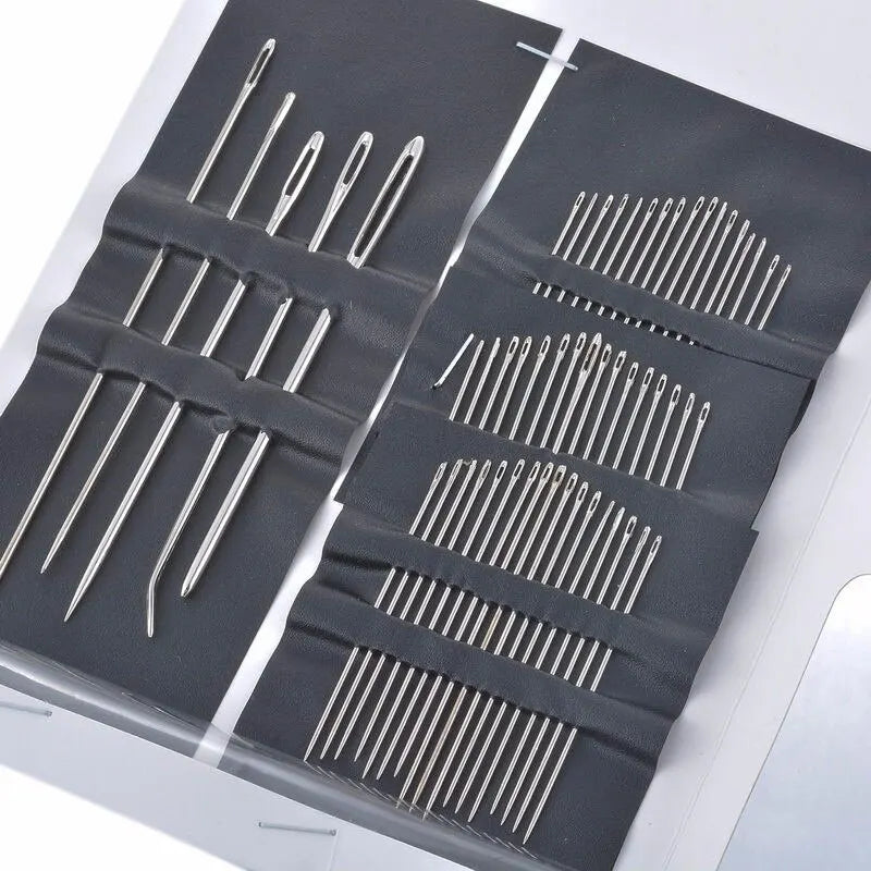 55 Pcs Big Eye, Sewing Needles Set
