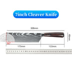 9 types Stainless Steel Kitchen Knife