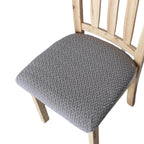 Jacquard Elastic Chair Cushion Cover