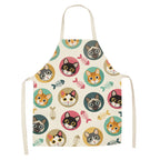 Cartoon Animal Pattern Apron