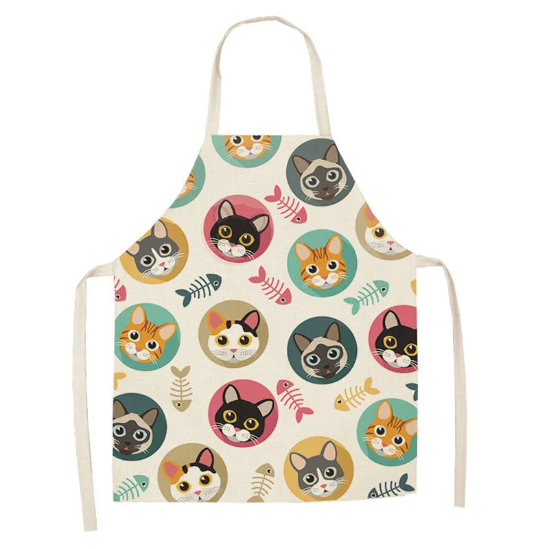 Cartoon Animal Pattern Apron