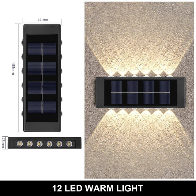 Solar Wall Outdoor Light, Waterproof