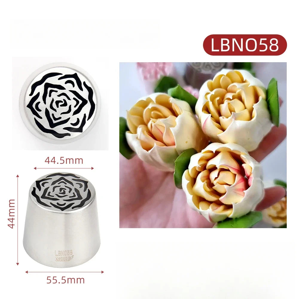 13 Stainless Steel Nozzles, Cake Decorations