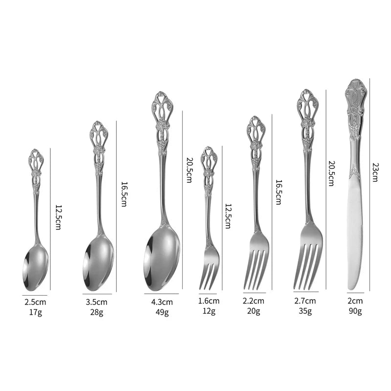 Stainless Steel Tableware Set