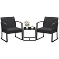 Resin 3 Piece Set, Cushions, and Table