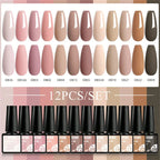 12pcs Gel Nail Polish Set