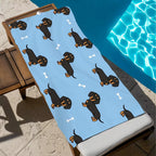 Dachshund Beach Towel