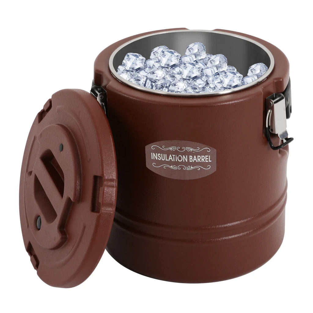 Insulated Bucket Stainless Steel , PE/PU Foam, Round