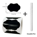 120Pcs  Blackboard , Erasable Pen,  Chalkboard Labels