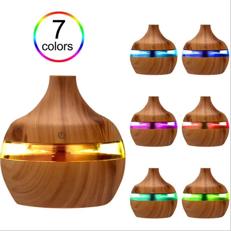 Electric Aroma Air Diffuser, Wood
