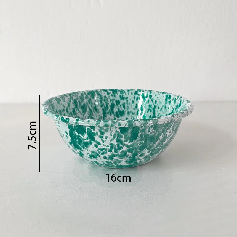 European Enamel Dinner Set