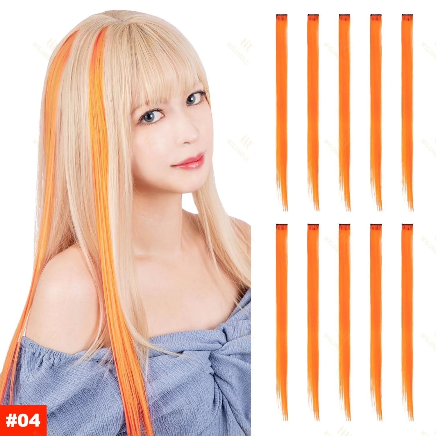 18 Color Clip Style Hair Extensions