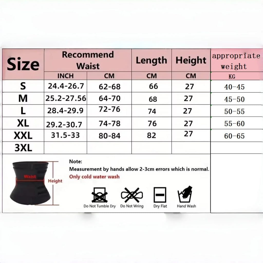 1pc Waist Trainer Fitness Belt