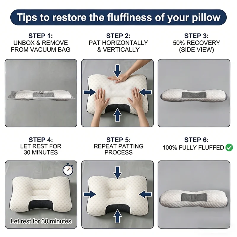 2 Braided Neck Pillows/ Detachable Pillowcase