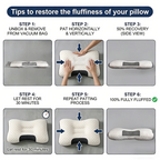 2 Braided Neck Pillows/ Detachable Pillowcase