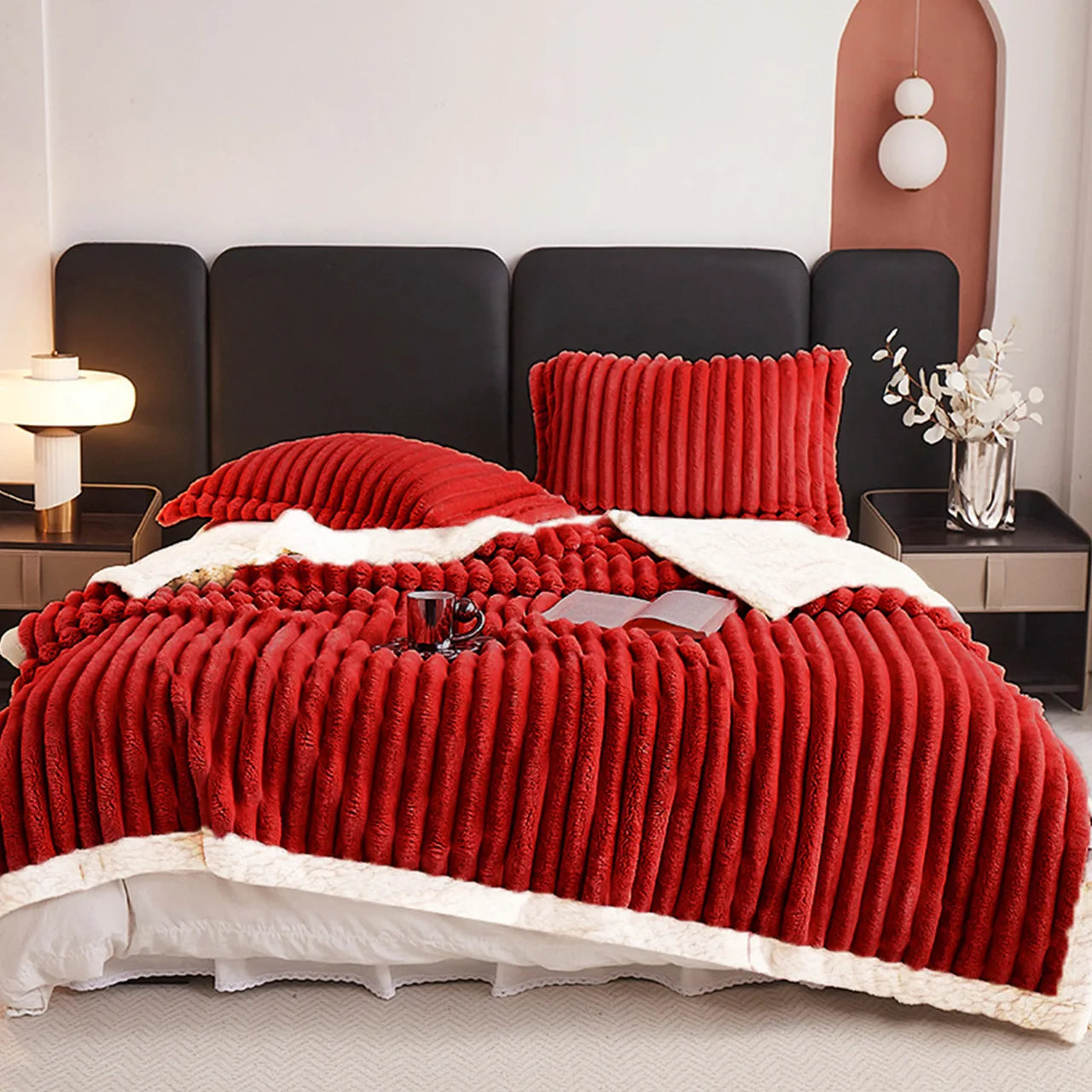 1pc Weighted Fleece Blanket