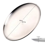 Stainless Steel Dinner Plates