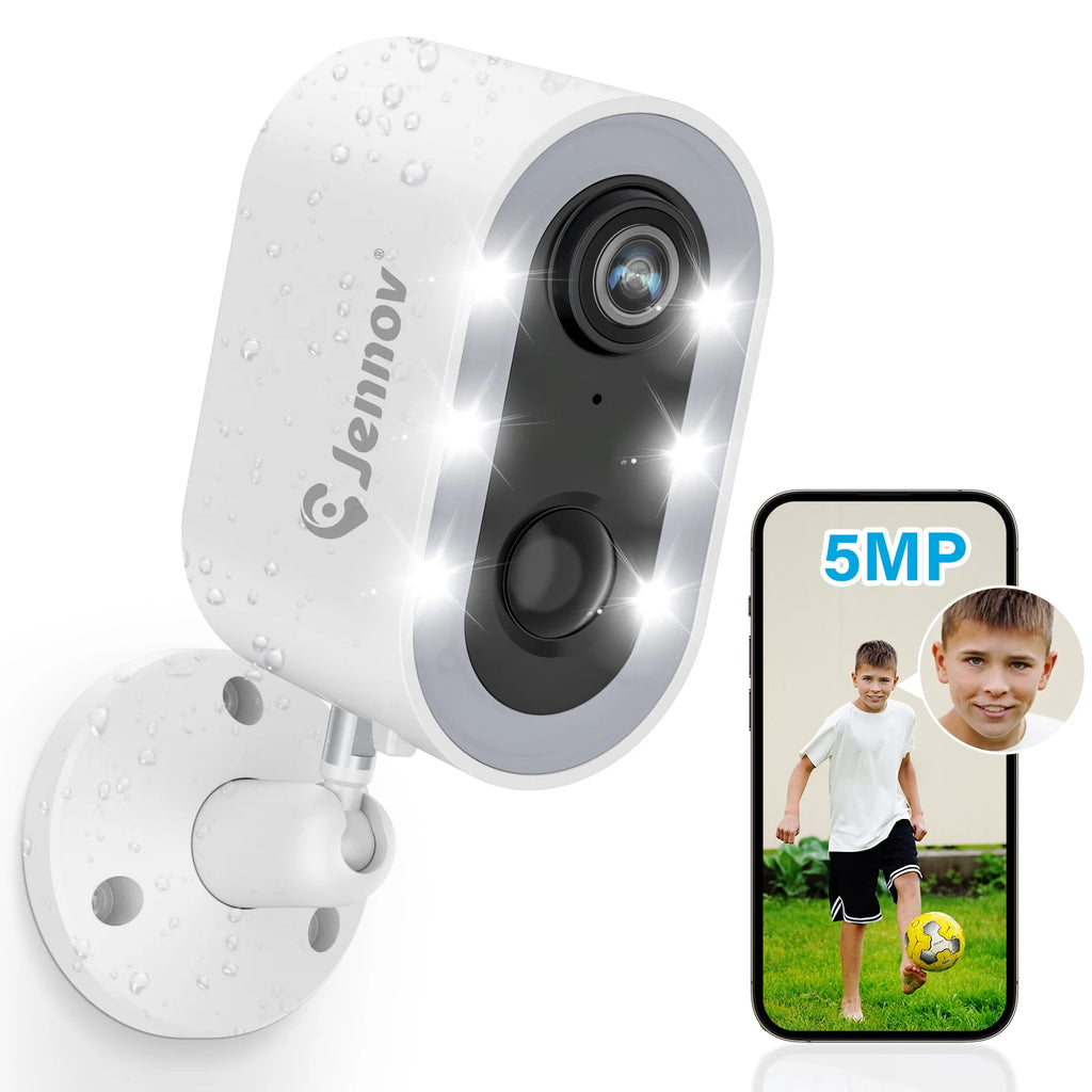 Security Camera WiFi Battery Powered, Two-Way Talk